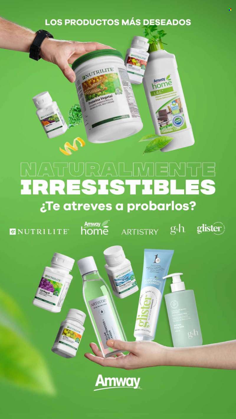 Folleto actual Amway.